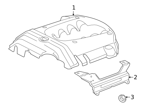 Engine Appearance Cover for 2010 Jaguar XF #0