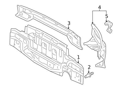 Rear Body for 2001 Audi TT #0