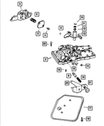 52118596 - Automatic Transmission 3 Speed: Transfer Plate Body for Mopar Image