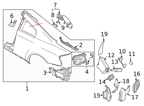 Fuel Door for 2003 INFINITI G35 #0
