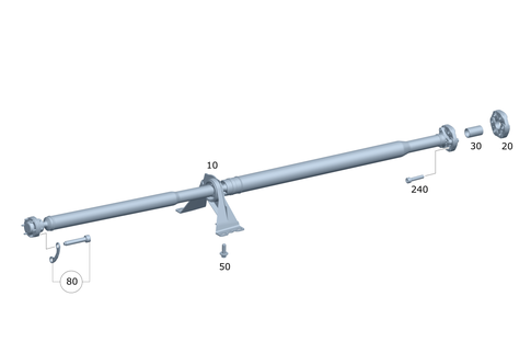 Propeller Shaft for 2025 Mercedes-Benz GLB250 #0