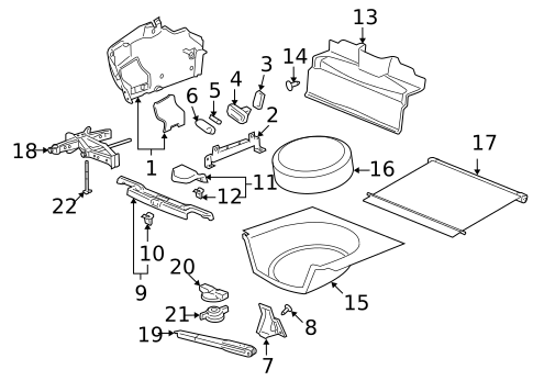 Interior Trim - Rear Body for 2006 Pontiac G6 #0