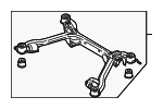 3R0505235 - Suspension: Suspension Cross-member for Audi: A4, A4 Quattro, RS4, S4 Image