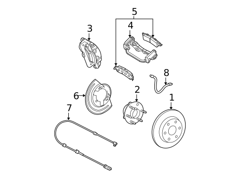 Anti-Lock Brakes for 2003 GMC Safari #2