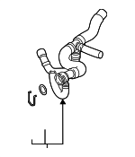 8V0122101C - Cooling System: Upper Hose for Audi: RS3, TT RS Quattro Image