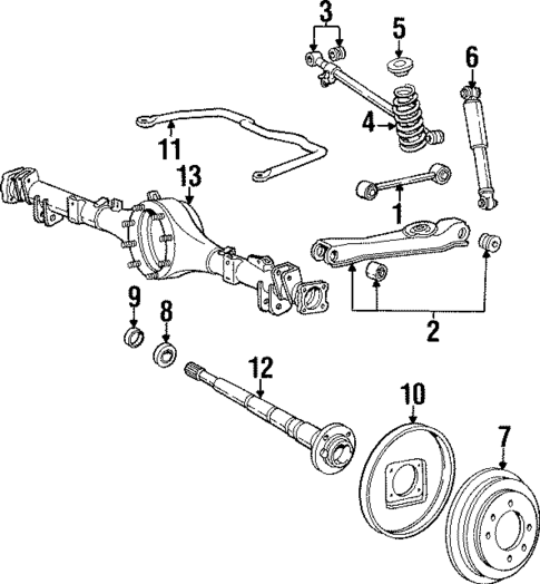 Stabilizer Bar & Components for 1990 Dodge Colt #4
