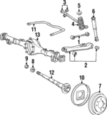 MA181498 - Universals &amp; Rear Axle: Axle Seals for Dodge: Colt Image