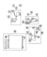 68381205AD - Air Conditioners and Heaters: A/c Suction And Liquid Line for Jeep: Grand Cherokee, Grand Cherokee L Image