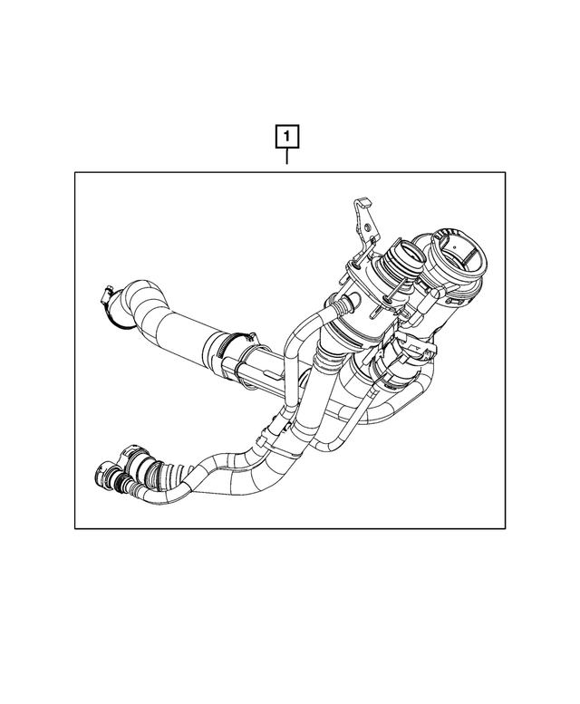 52029843AF - Fuel and Accelerator Pedal: Fuel Filler Tube for Mopar Image image