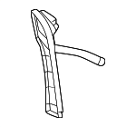 2324905001 - Exhaust: Center Pipe Front Bracket for Mercedes-Benz Image