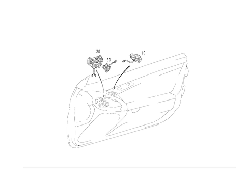 Switch in Door Trim Panel for 2007 Mercedes-Benz SL55 AMG #0