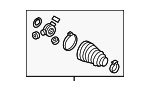 3Q0498201A - Driveline &amp; Axles: Cv Joint Boot Kit for Audi Image image