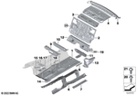 41135A37AA4 - Bodywork: Rear Window Frame Bottom Part for BMW Image
