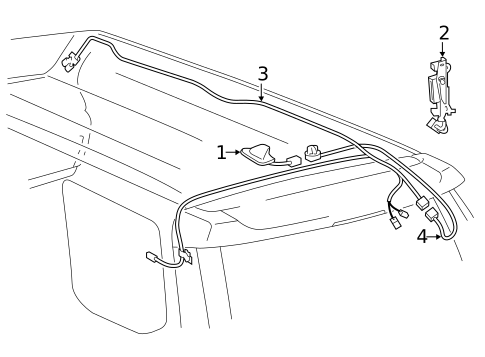 Antenna & Radio for 2015 Toyota 4Runner #0