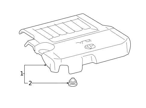 Engine Appearance Cover for 2016 Toyota Avalon #0