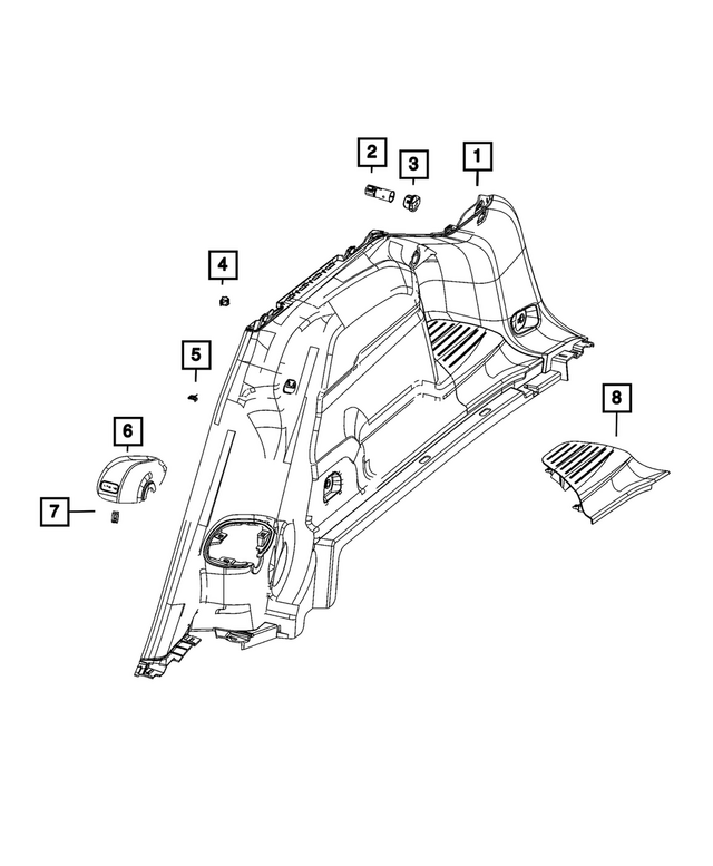 8BM44TX7AA - : Access Door for Mopar Image