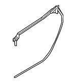 51337435419 - Body: Guide Channel for BMW: 840i Gran Coupe, 840i xDrive Gran Coupe, M8 Gran Coupe, M850i xDrive Gran Coupe Image