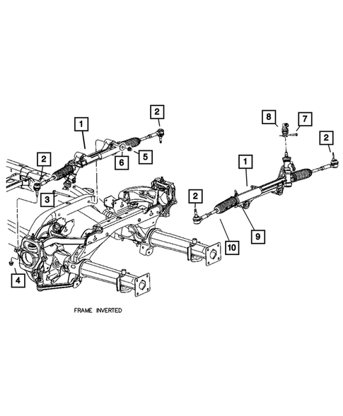 Steering Gear for 2009 Chrysler Aspen #0