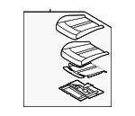 88100L2KF0DHL - Body: Cushion Assembly for Kia: K5 Image