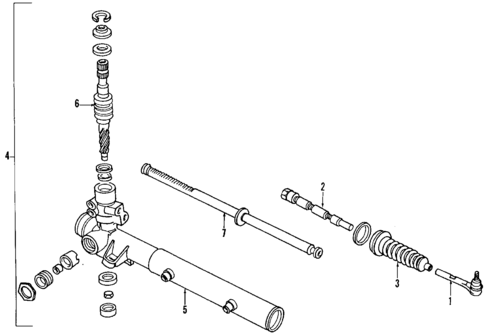 Steering Gear & Linkage for 1989 Dodge Dynasty #1