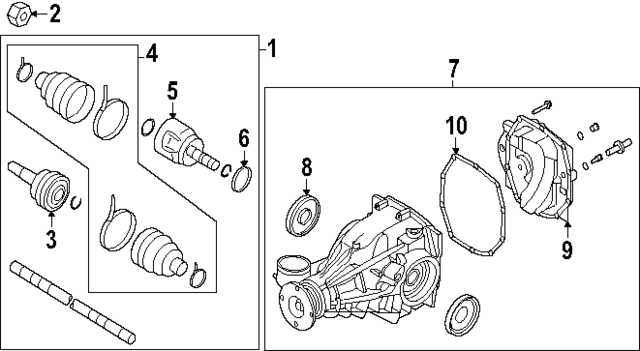 396007JA0A - Suspension: Axle Assembly for INFINITI: QX80 Image