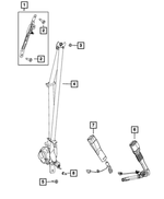 6509460AA - Restraints: Hex Nut for Mopar Image image