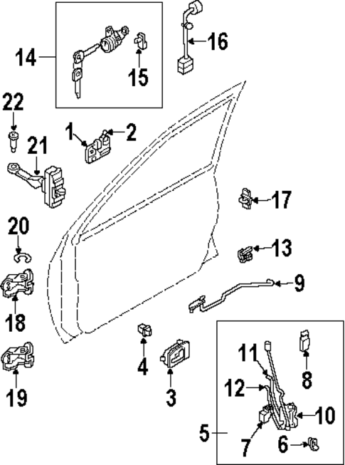 Rear Door for 2004 Isuzu Rodeo #2