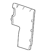 52207047714 - Body: Seat Back Panel for BMW: 525i, 528i, 540i Image