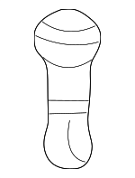 52208132020 - Body: Headrest Guide for BMW: 318i, 318is, 318ti, 323i, 323is, 325i, 325is, 328i, 328is, 525i, 528i, 530i, 540i, M3, M5, X5 Image