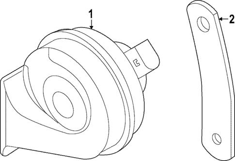 Horn for 2022 Audi Q4 e-tron Sportback #0