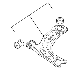 5WA407151 - Suspension: 2015-2024 Volkswagen - Control Arm for Volkswagen: e-Golf, Golf R, GTI Image