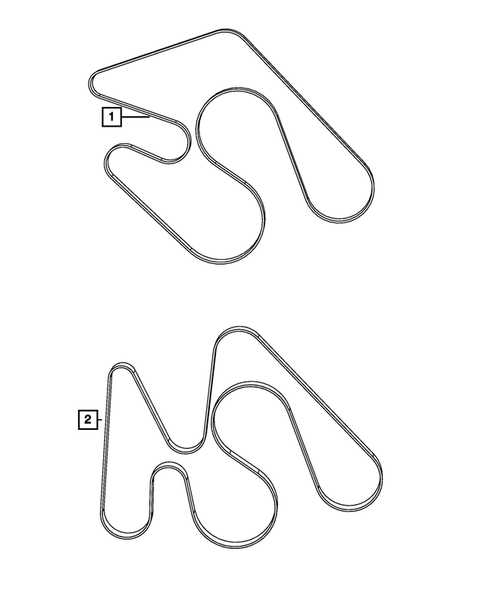 Drive Belts for 2009 Dodge Ram 3500 #1