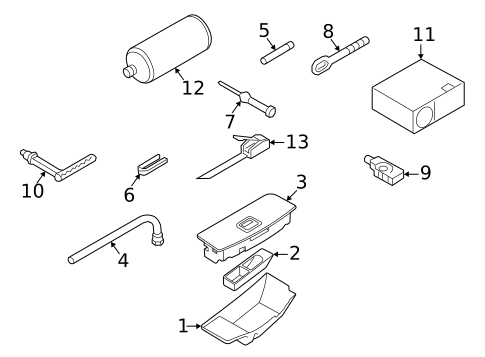 Adhesives, Sealants & Tape for 2020 Audi A8 Quattro #1