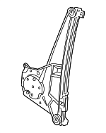 4A0839461A - Body: Window Regulator for Audi: 100, 100 Quattro, A6, A6 Quattro, S4, S6 Image