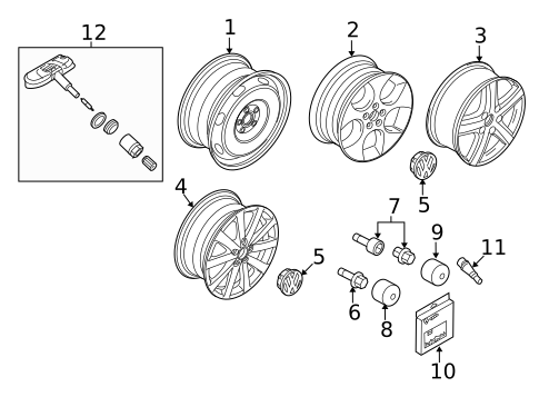 Wheels for 2010 Volkswagen GTI #1