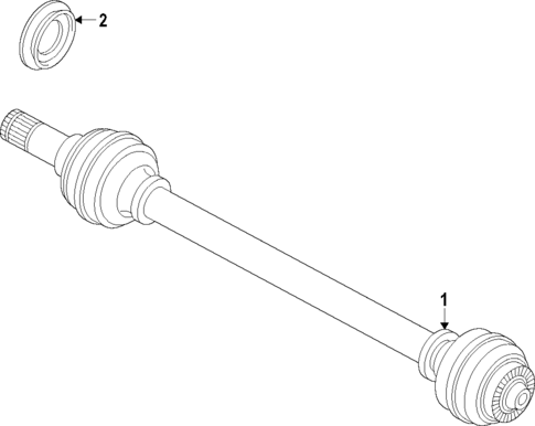 Drive Axles for 2023 BMW iX #0