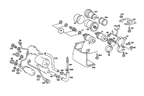 Fuel Pump Package for 1986 Mercedes-Benz 560SL #0