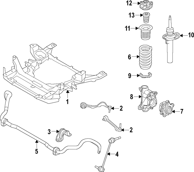 31358091420 - : Stabilizer Bar for BMW Image