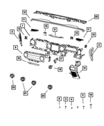 6AC16TX7AC - Interior Trim: Demister Grille for Mopar Image