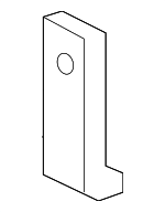 86636F2100 - Body: Impact Bar Lower Bracket for Hyundai Image