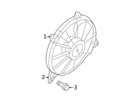 Cooling Fan for 2018 Dodge Journey #0