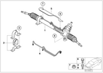 32106777528 - Steering: Set of Fittings F Steering Gear for Mini Image