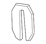 4589139AA - Body: Striker Shim for Chrysler: Pacifica, Town &amp; Country, Voyager | Dodge: Caliber, Durango, Grand Caravan, Journey | Jeep: Compass, Gladiator, Grand Cherokee, Grand Cherokee L, Grand Cherokee WK, Grand Wagoneer, Grand Wagoneer L, Wagoneer, Wagoneer L, Wrangler, Wrangler JK | Ram: 1500, 2500, 3500, C/V Image