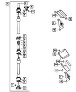 52123014AA - Rear Axle; Corporate 235 MM; Differential and Drive Line: Drive Shaft for Mopar Image