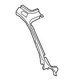 AC3Z2502504A - Body: Windshield Pillar Reinforced for Ford: F-250 Super Duty, F-350 Super Duty, F-450 Super Duty Image