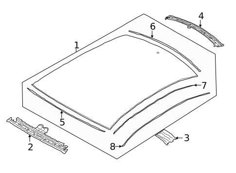 Roof & Components for 2018 Subaru WRX STI #0