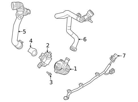 Water Pump for 2023 Land Rover Defender 90 #1