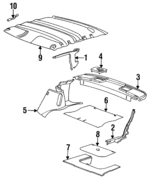 21037934 - Body: Quarter Trim Panel for GM Image