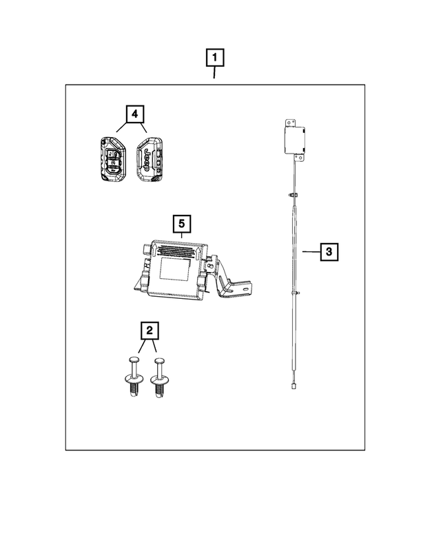 68307134AF - : Hub Receiver for Mopar Image