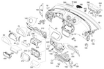 4536891000 - Panelling: Seal, Instrument Panel for Smart Image